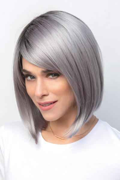 Vada by Amore in Smoky Gray Rooted - Front