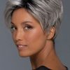 Brady by Estetica Short silver synthetic wig