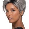 Brady by Estetica Short silver synthetic wig