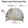 Sheer Lace Front Lace Part for wig